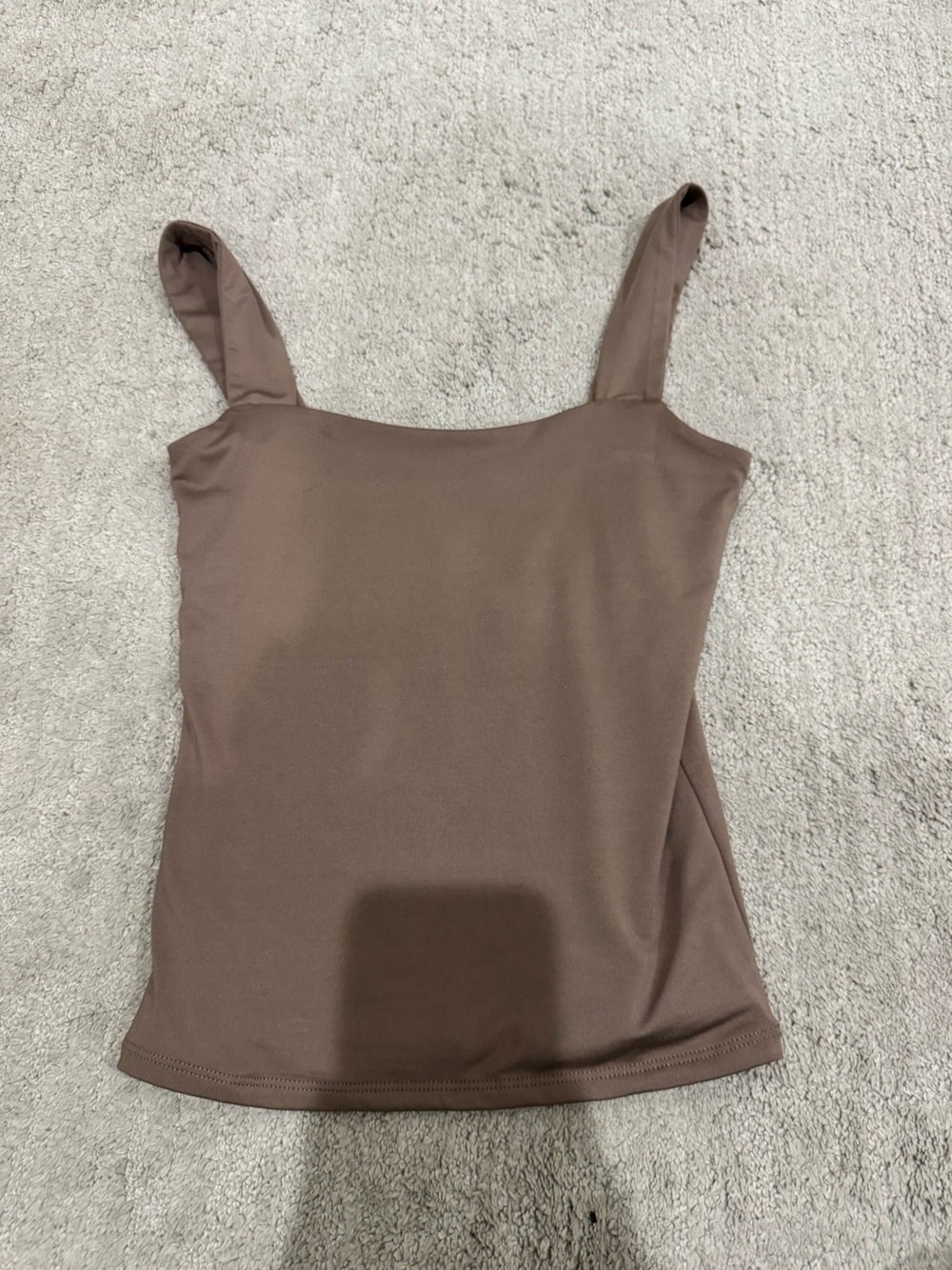 Workshop Republic Clothing Taupe Brown Wide-Strap Cami